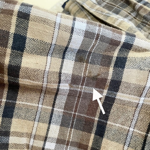 Club Room Tan Plaid Cargo Men’s shorts size 32W - Picture 9 of 15